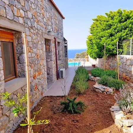 Villa Mavri Ruhige Private Pool Villa, Meerblick Agia Paraskevi (Agios Vasileios, Rethymno)