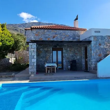 Villa Mavri Ruhige Private Pool Villa, Meerblick Agia Paraskevi (Agios Vasileios, Rethymno)